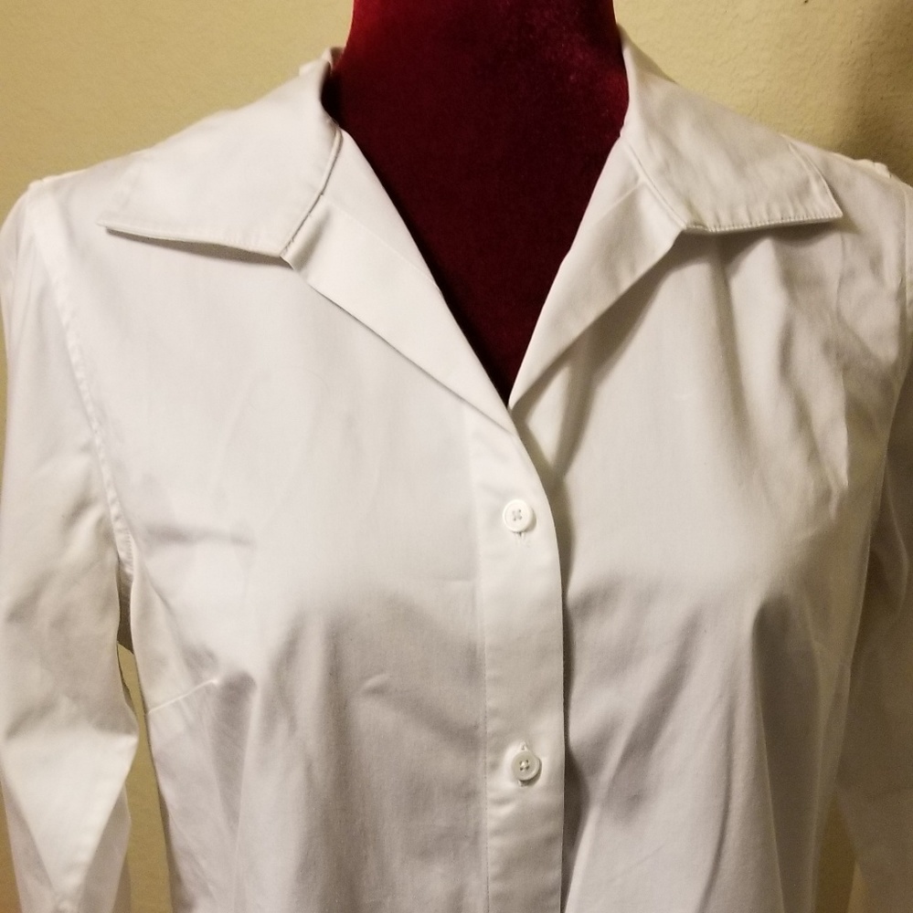 Crispy white blouse